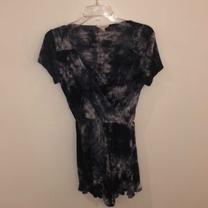 Blue and white romper!!